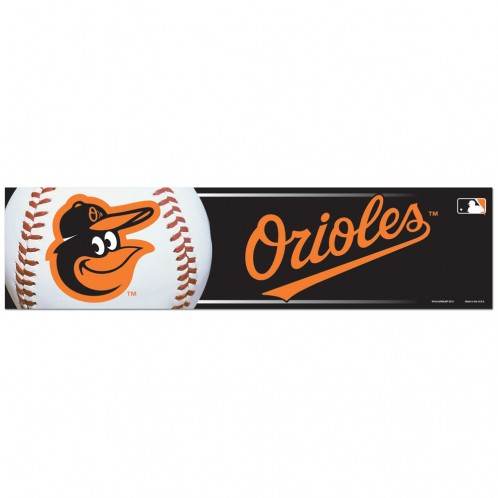 Baltimore Orioles Decal 3x12 Bumper Strip Special Order - ToylandEU