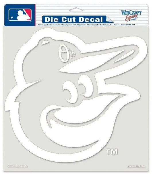  Baltimore Orioles Decal 8x8 Die Cut White -  ToylandEU™