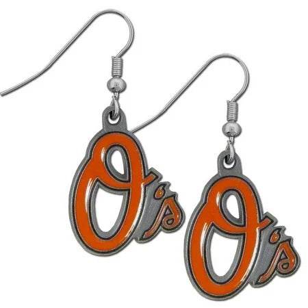 Baltimore Orioles Earrings Dangle Style Jewelry For Fans - ToylandEU