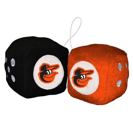Baltimore Orioles Fuzzy Dice for Cars and Home Decor - ToylandEU
