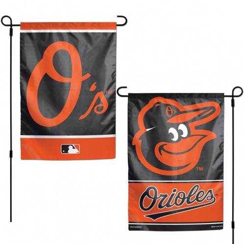 Baltimore Orioles Garden Flag 12x18 Two Sided Outdoor Yard - ToylandEU