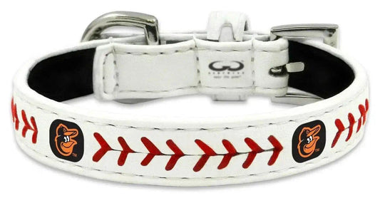  Baltimore Orioles Leather Baseball Pet Collar Theme -  ToylandEU™