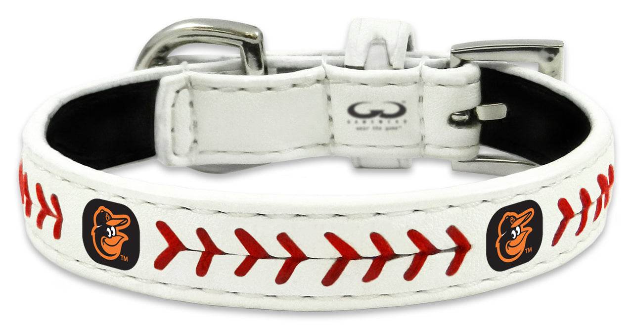 Baltimore Orioles Leather Baseball Pet Collar Theme - ToylandEU