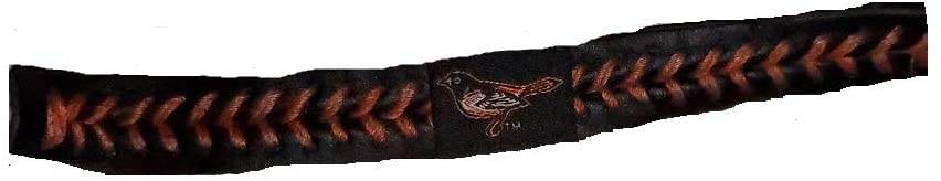 Baltimore Orioles Leather Bracelet With Ceramic Bead - ToylandEU