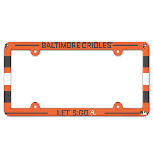Baltimore Orioles License Plate Frame - Full Color - ToylandEU