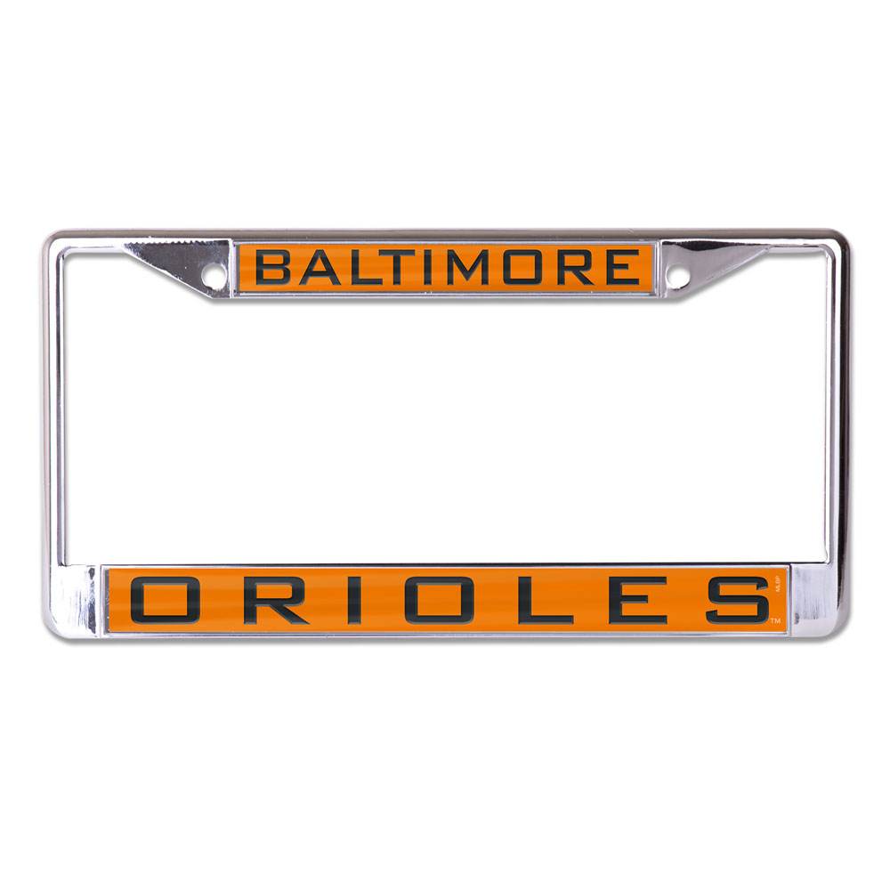 Baltimore Orioles License Plate Frame Inlaid Special Order - ToylandEU