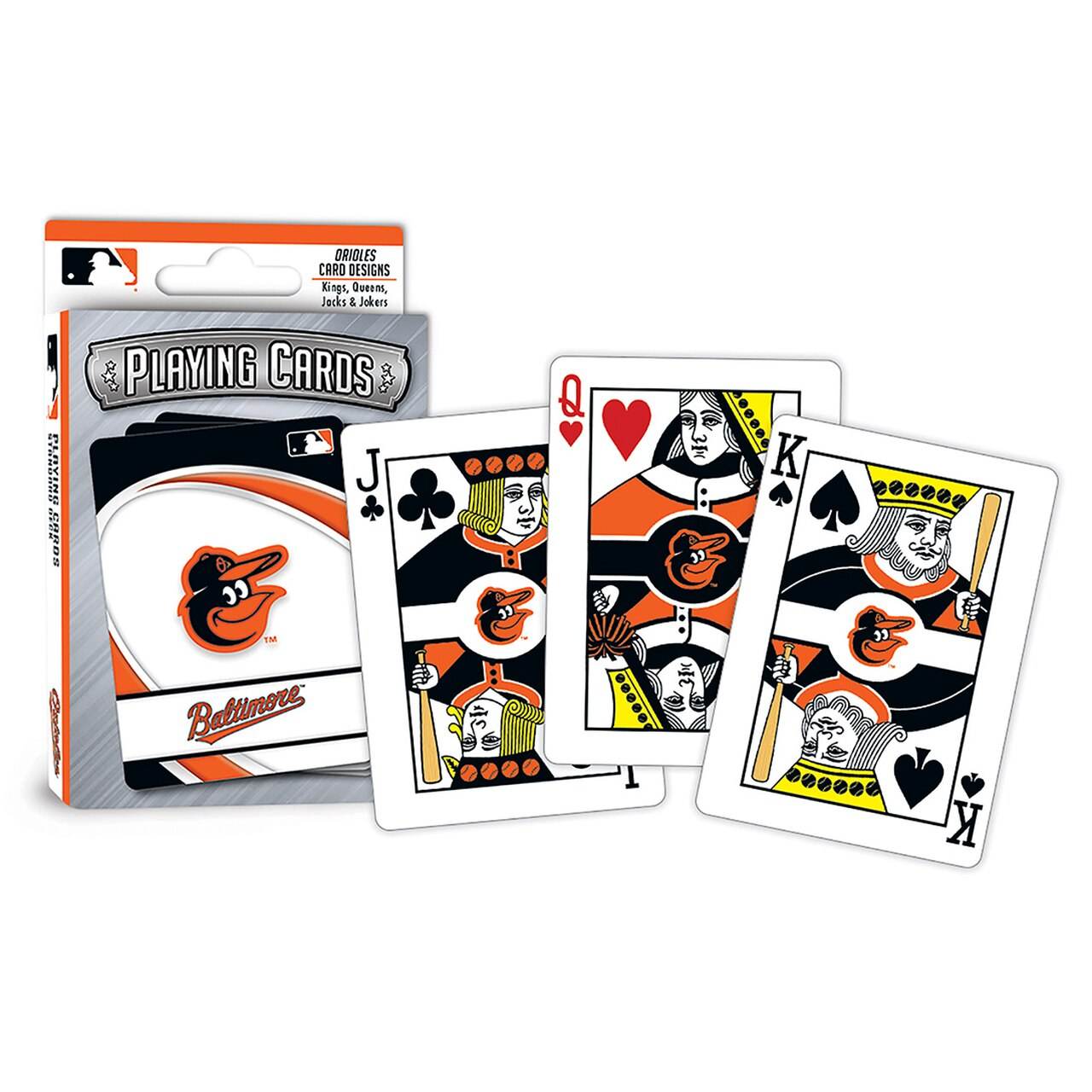 Baltimore Orioles Logo Playing Cards 52 Card Deck For Fans - ToylandEU