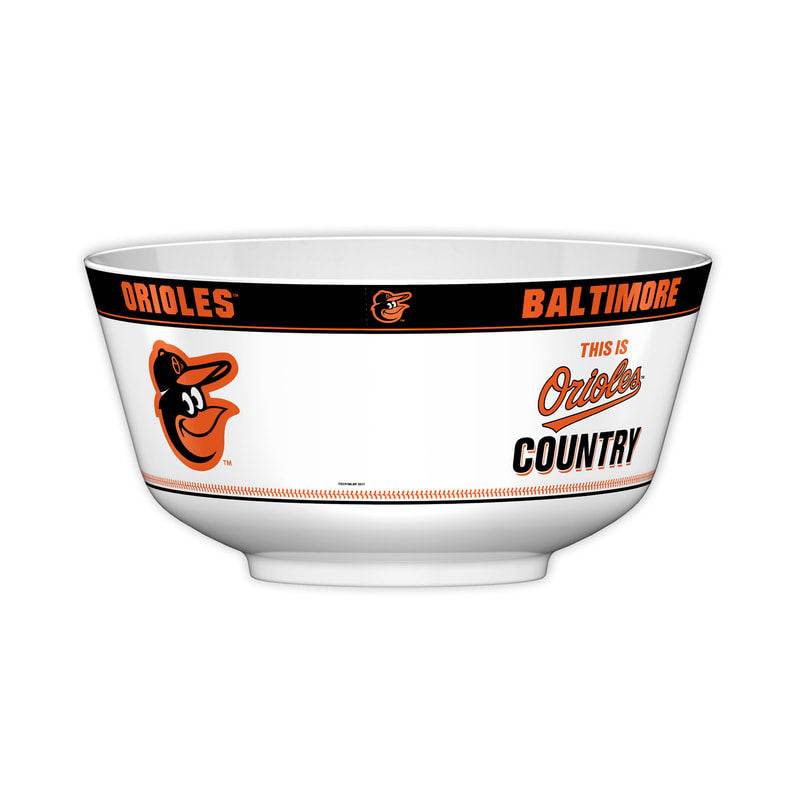 Baltimore Orioles Party Bowl All Star Melamine Serving Bowl - ToylandEU