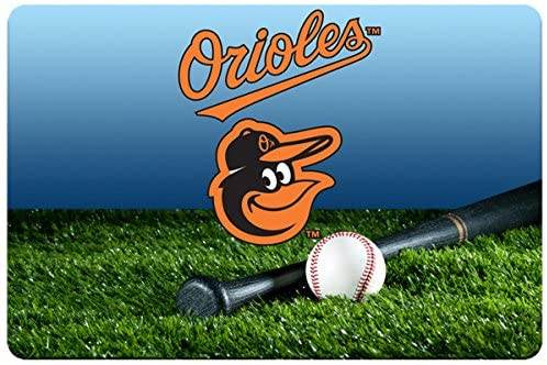 Baltimore Orioles Pet Bowl Mat Team Color Baseball Large CO - ToylandEU