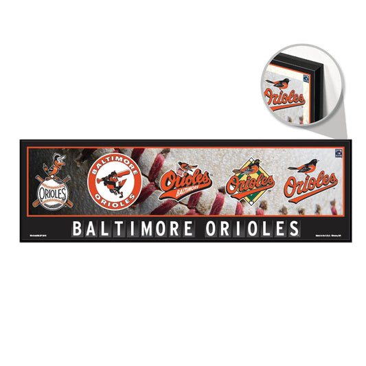 Baltimore Orioles Sign 9x30 Wood Evolution Display Plaque - ToylandEU