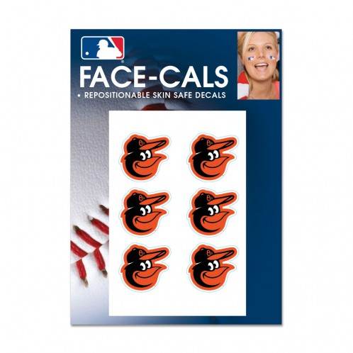 Baltimore Orioles Tattoo Face Decals Waterless Skin Safe - ToylandEU