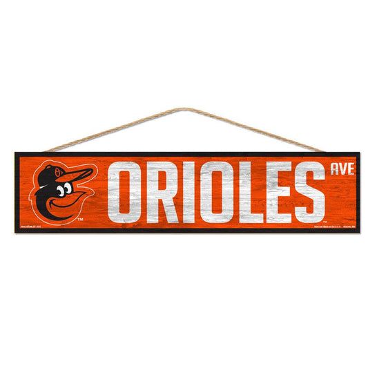 Baltimore Orioles Wood Sign 4x17 Avenue Design Custom Order - ToylandEU