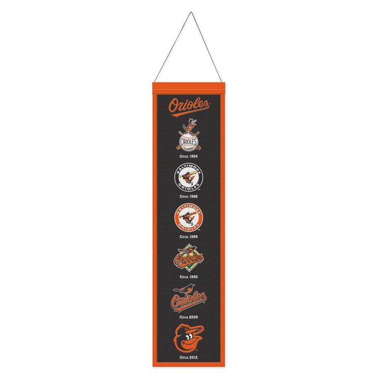 Baltimore Orioles Wool Banner 8x32 Heritage Evolution - ToylandEU