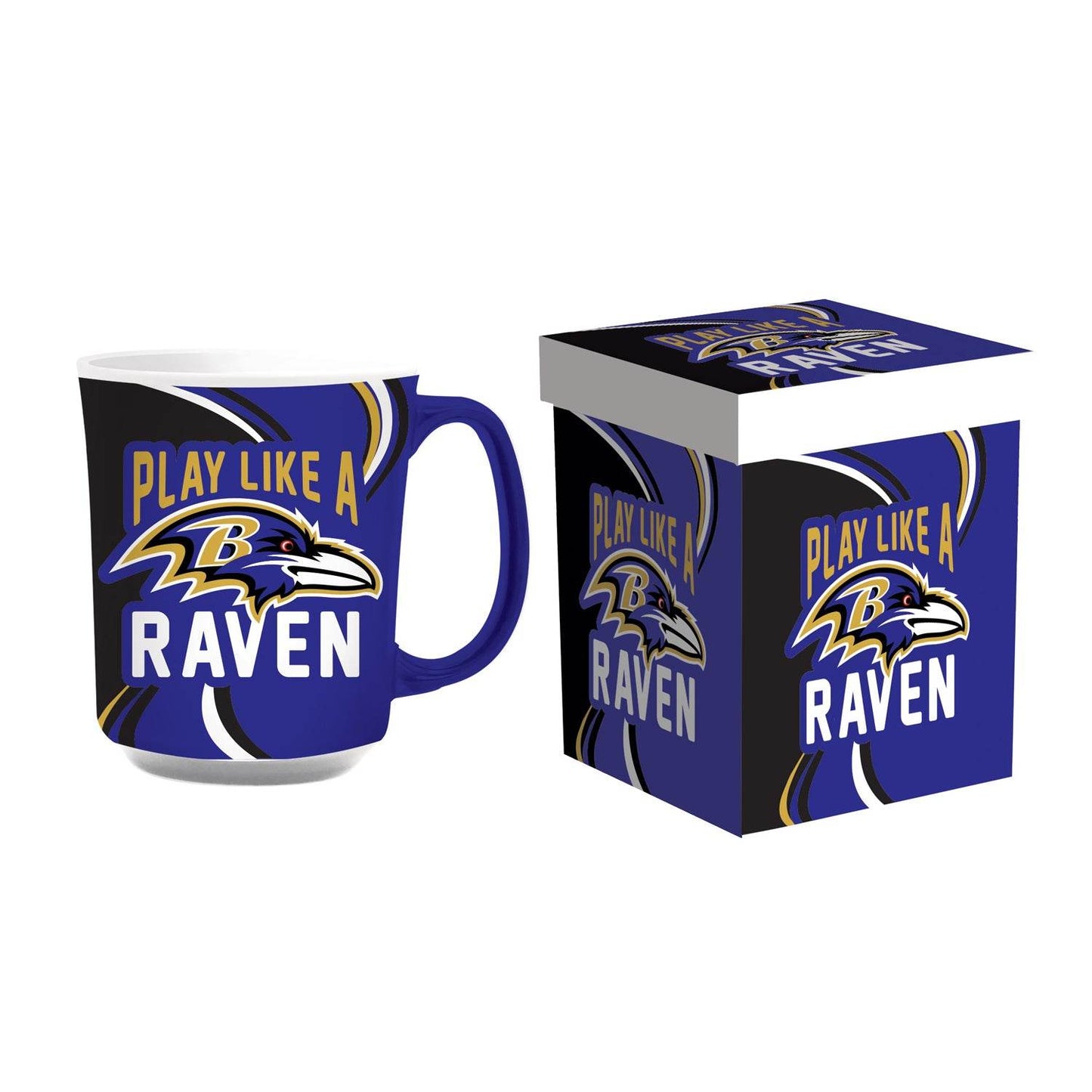 Baltimore Ravens 14oz Ceramic Coffee Mug With Matching Box - ToylandEU