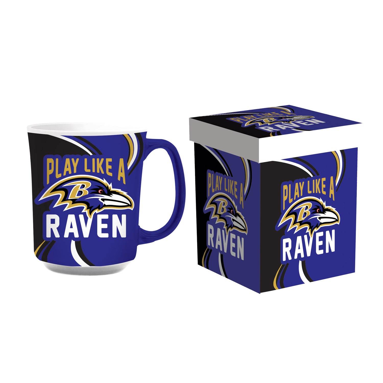 Baltimore Ravens 14oz Ceramic Coffee Mug With Matching Box - ToylandEU