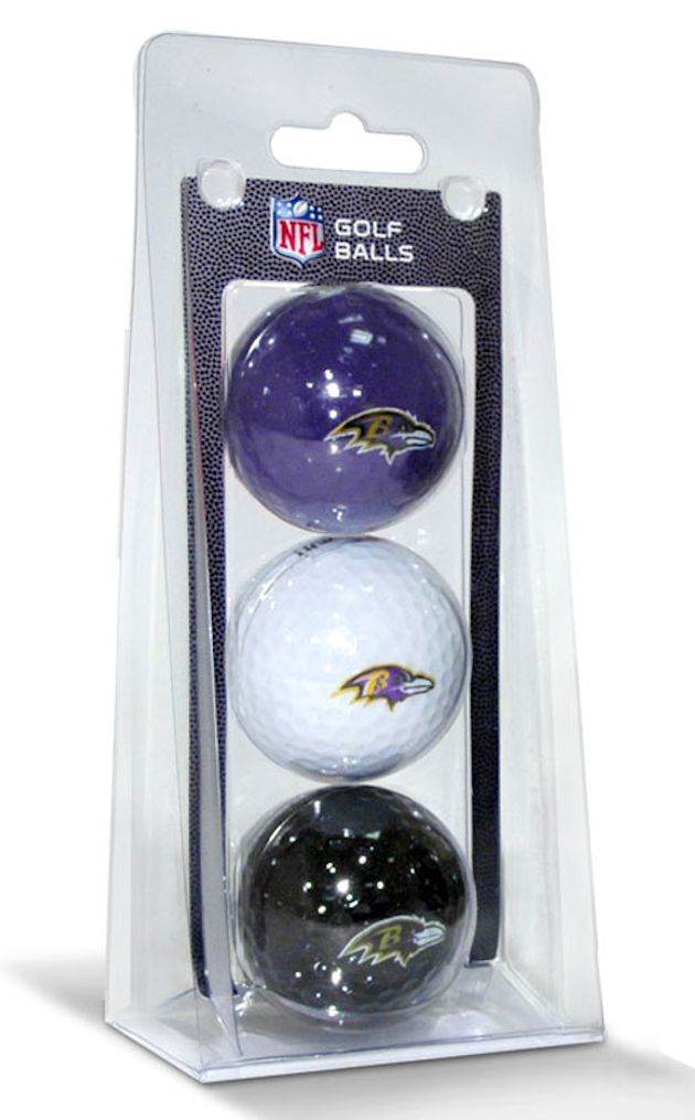 Baltimore Ravens 3 Pack of Golf Balls - Special Order - ToylandEU