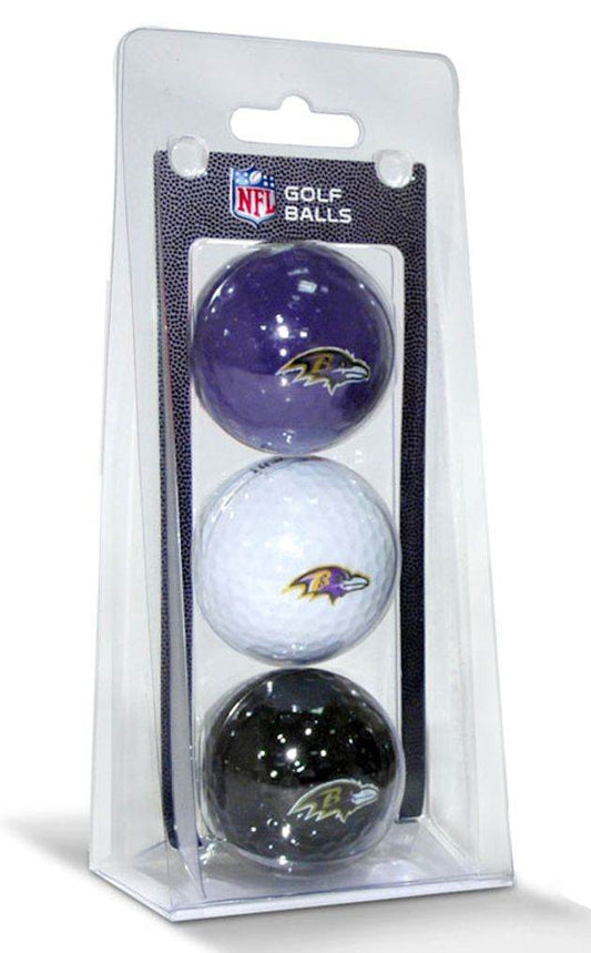 Baltimore Ravens 3 Pack of Golf Balls - Special Order - ToylandEU