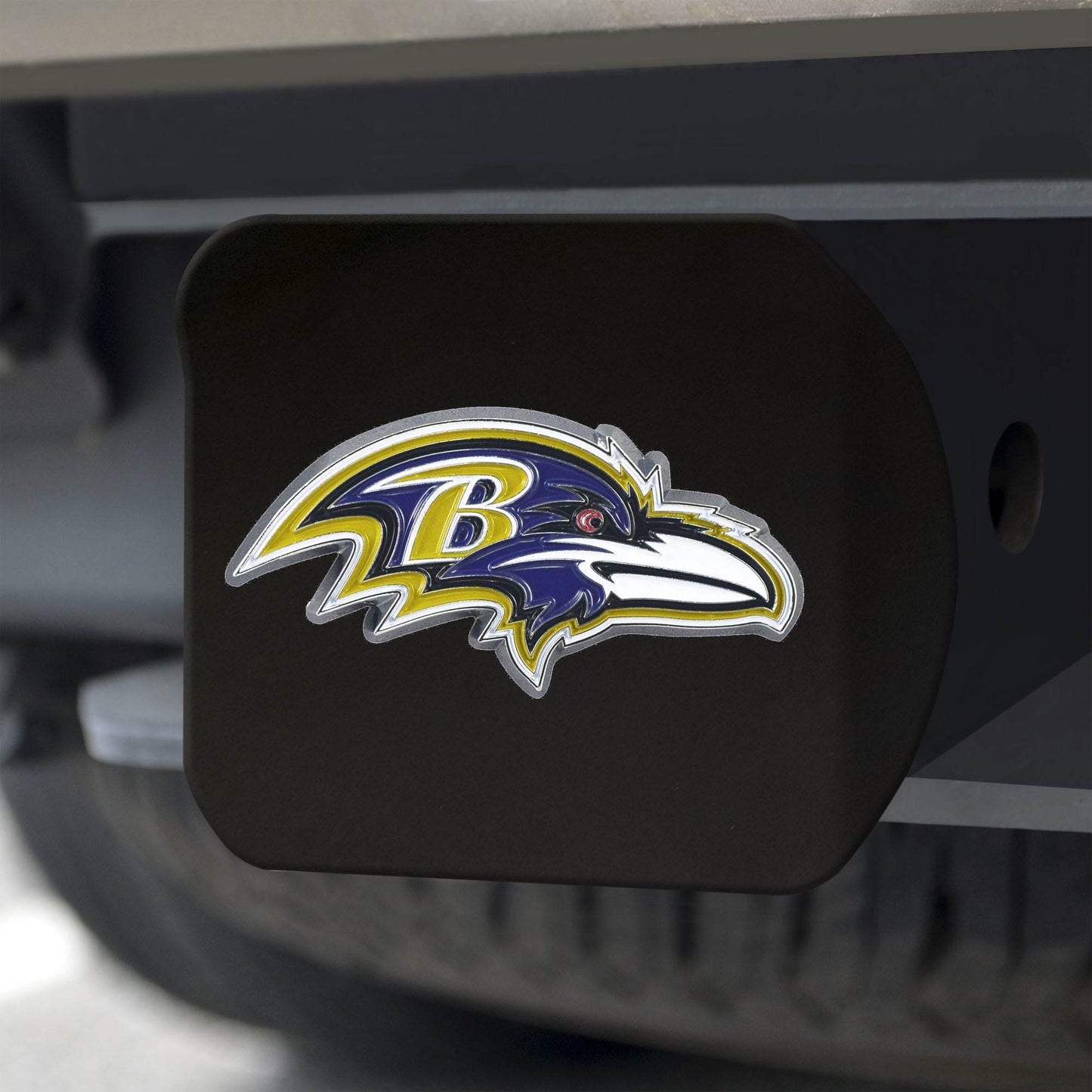 Baltimore Ravens 3D Emblem Hitch Cover Fits 2 Inch Black - ToylandEU