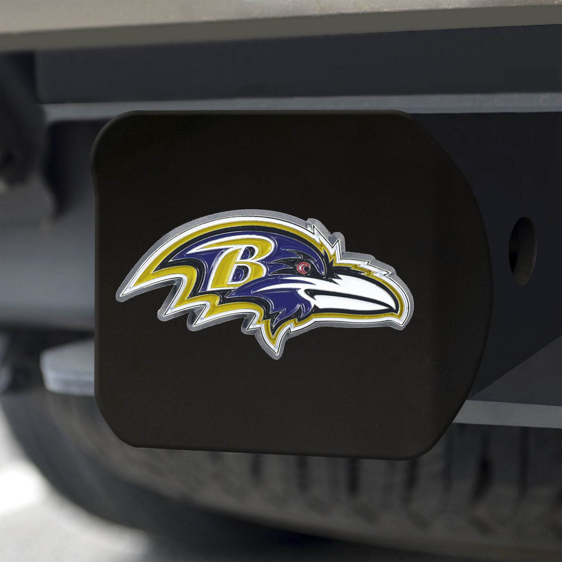 Baltimore Ravens 3D Emblem Hitch Cover Fits 2 Inch Black - ToylandEU