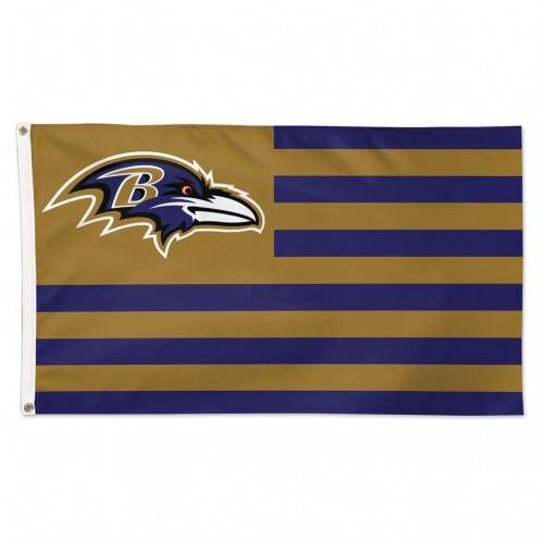 Baltimore Ravens 3x5 Deluxe Flag Americana Design Official - ToylandEU