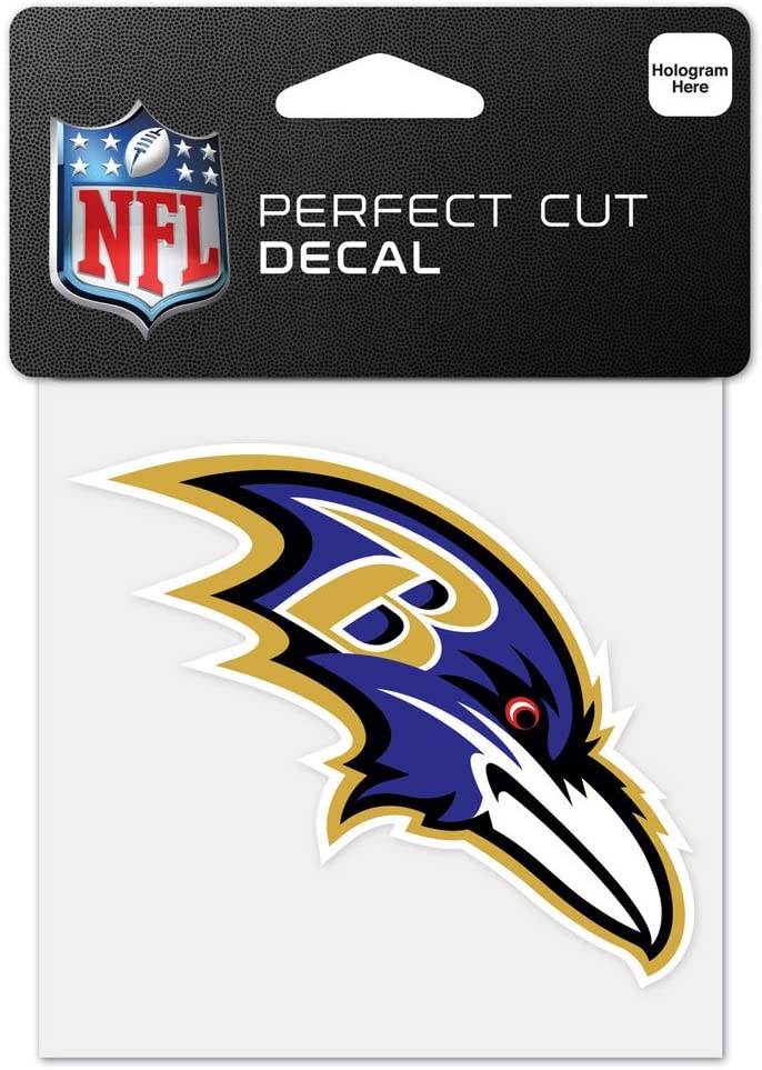 Baltimore Ravens 4x4 Decal Perfect Cut Color Vinyl Sticker - ToylandEU