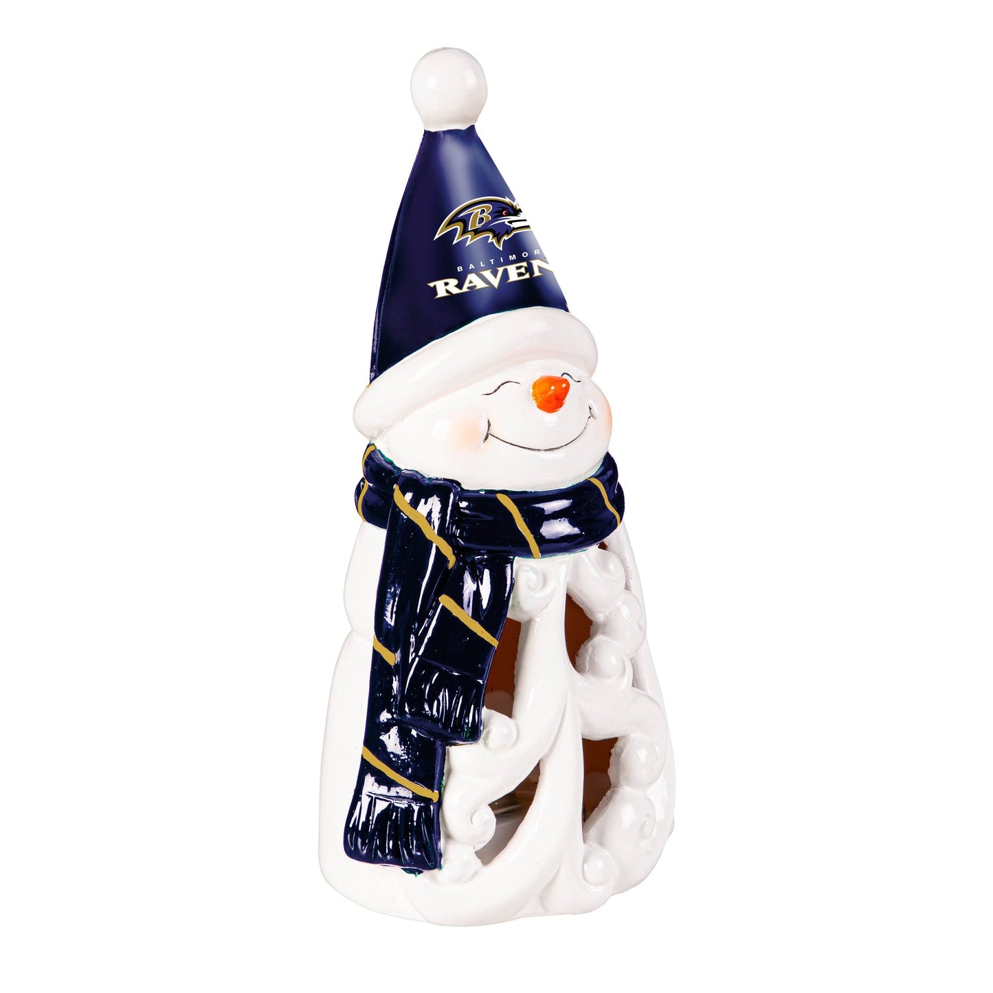 Baltimore Ravens 8 Inch Led Snowman Statue Indoor Decor - ToylandEU