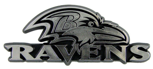 Baltimore Ravens Auto Emblem - Silver - ToylandEU