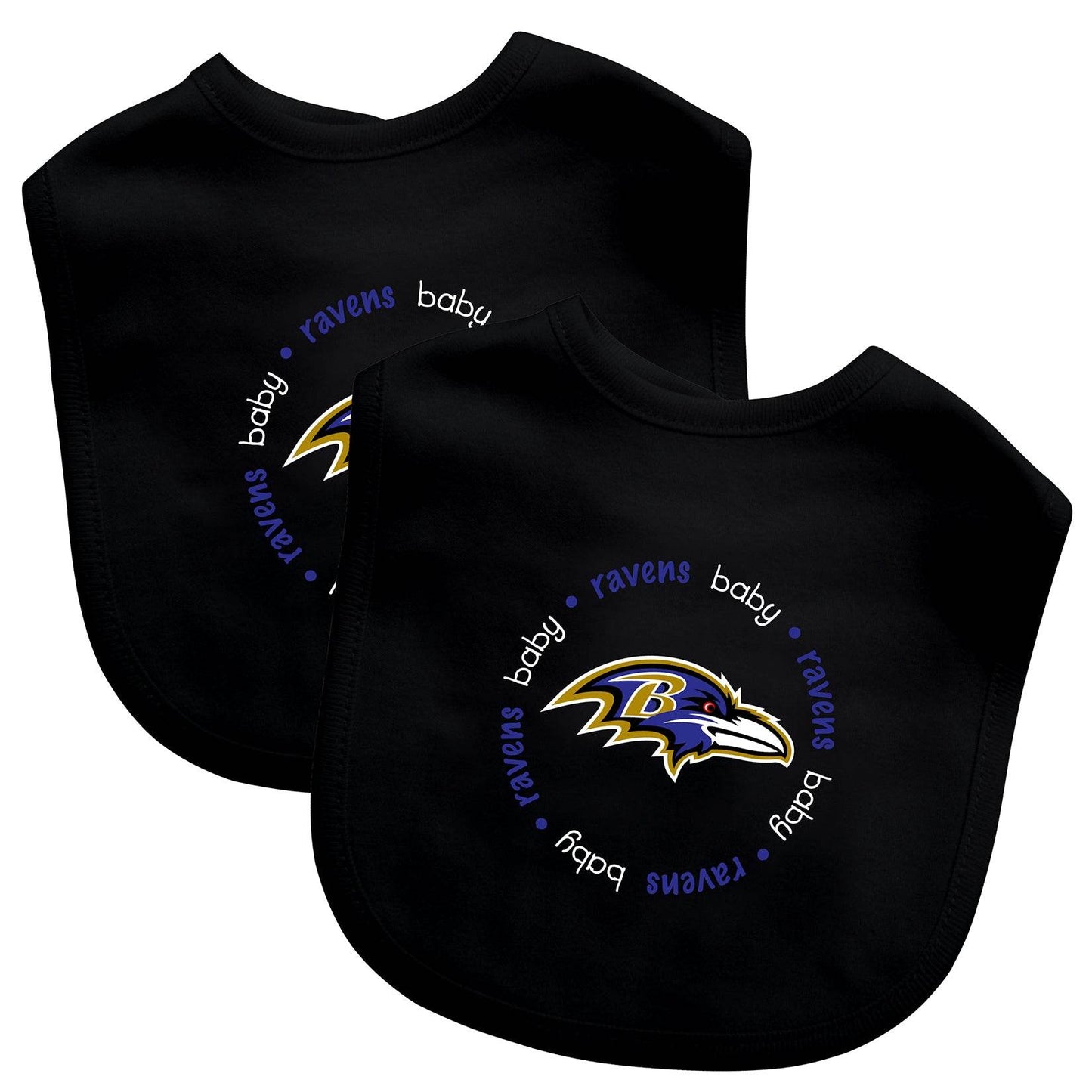 Baltimore Ravens Baby Bibs 2 Pack Officially Licensed Logo - ToylandEU