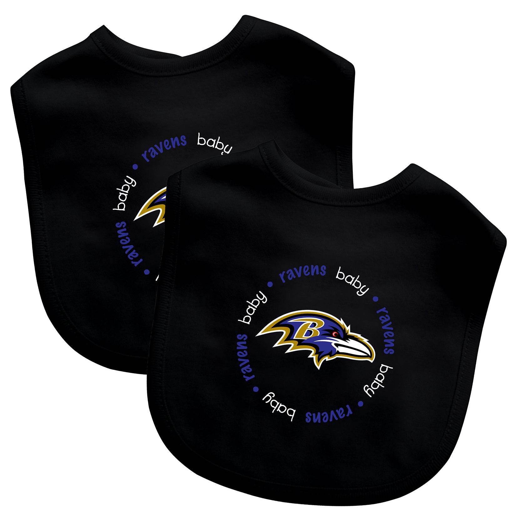 Baltimore Ravens Baby Bibs 2 Pack Officially Licensed Logo - ToylandEU
