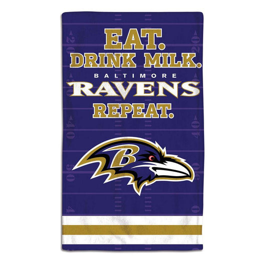 Baltimore Ravens Baby Burp Cloth 10x17 Inches Licensed - ToylandEU