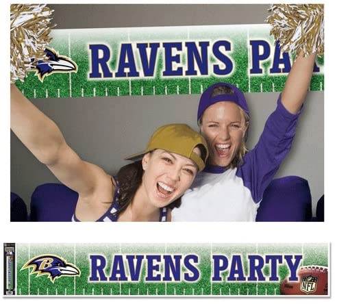 Baltimore Ravens Banner 12x65 Party Style Fan Gear - ToylandEU