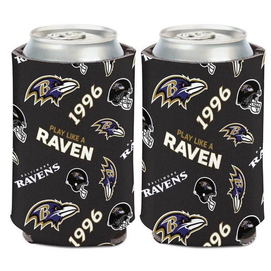  Baltimore Ravens Can Cooler Scatterprint Design 12 Oz -  ToylandEU™