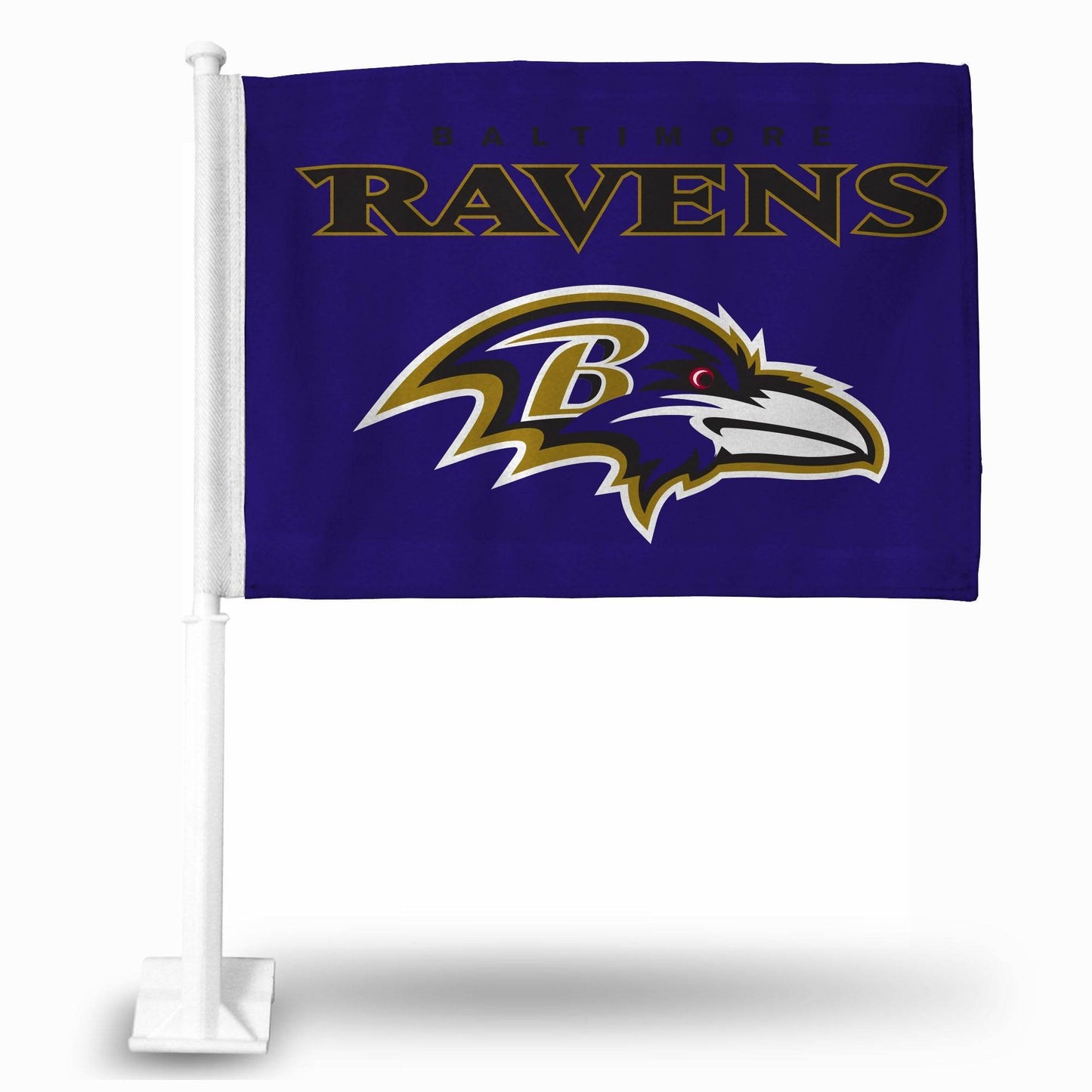Baltimore Ravens Car Flag Vibrant Team Colors Window Flag - ToylandEU