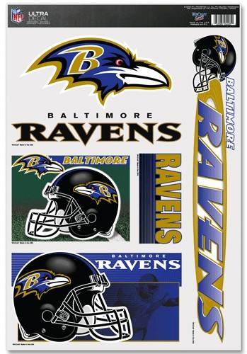 Baltimore Ravens Decal 11x17 Ultra - ToylandEU