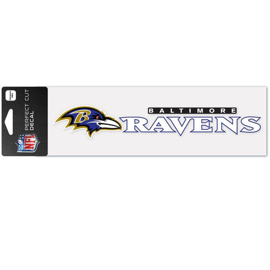 Baltimore Ravens Decal 3x10 Wordmark Color Perfect Cut - ToylandEU