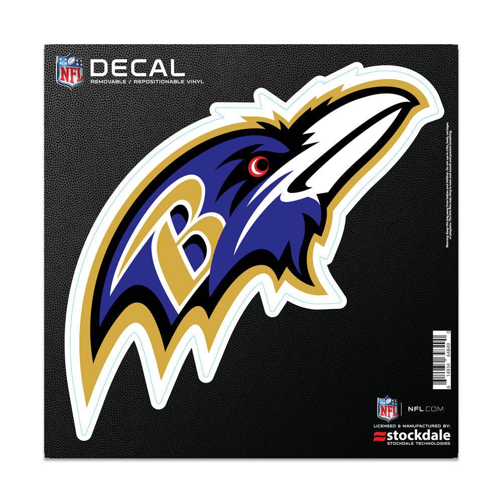Baltimore Ravens Decal 6x6 All Surface Vinyl Logo Sticker - ToylandEU