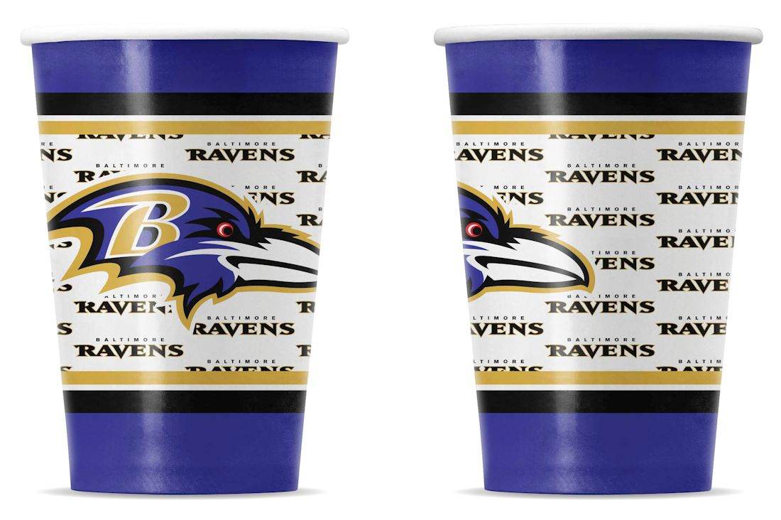 Baltimore Ravens Disposable Paper Cups - ToylandEU