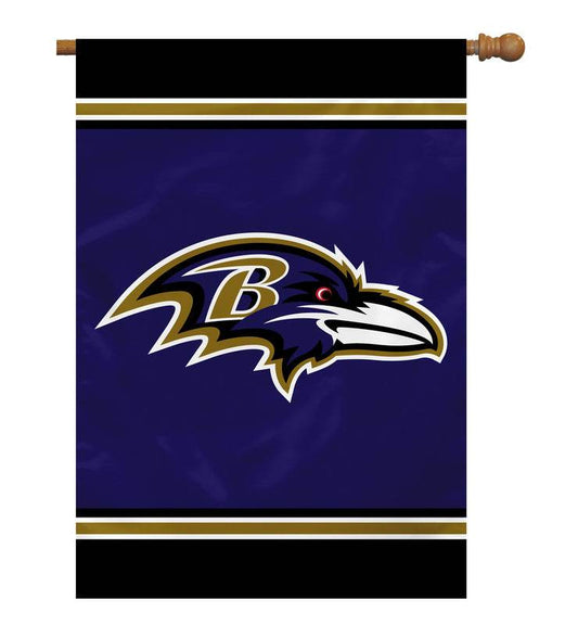 Baltimore Ravens Flag 28x40 House Flag One Sided CO - ToylandEU