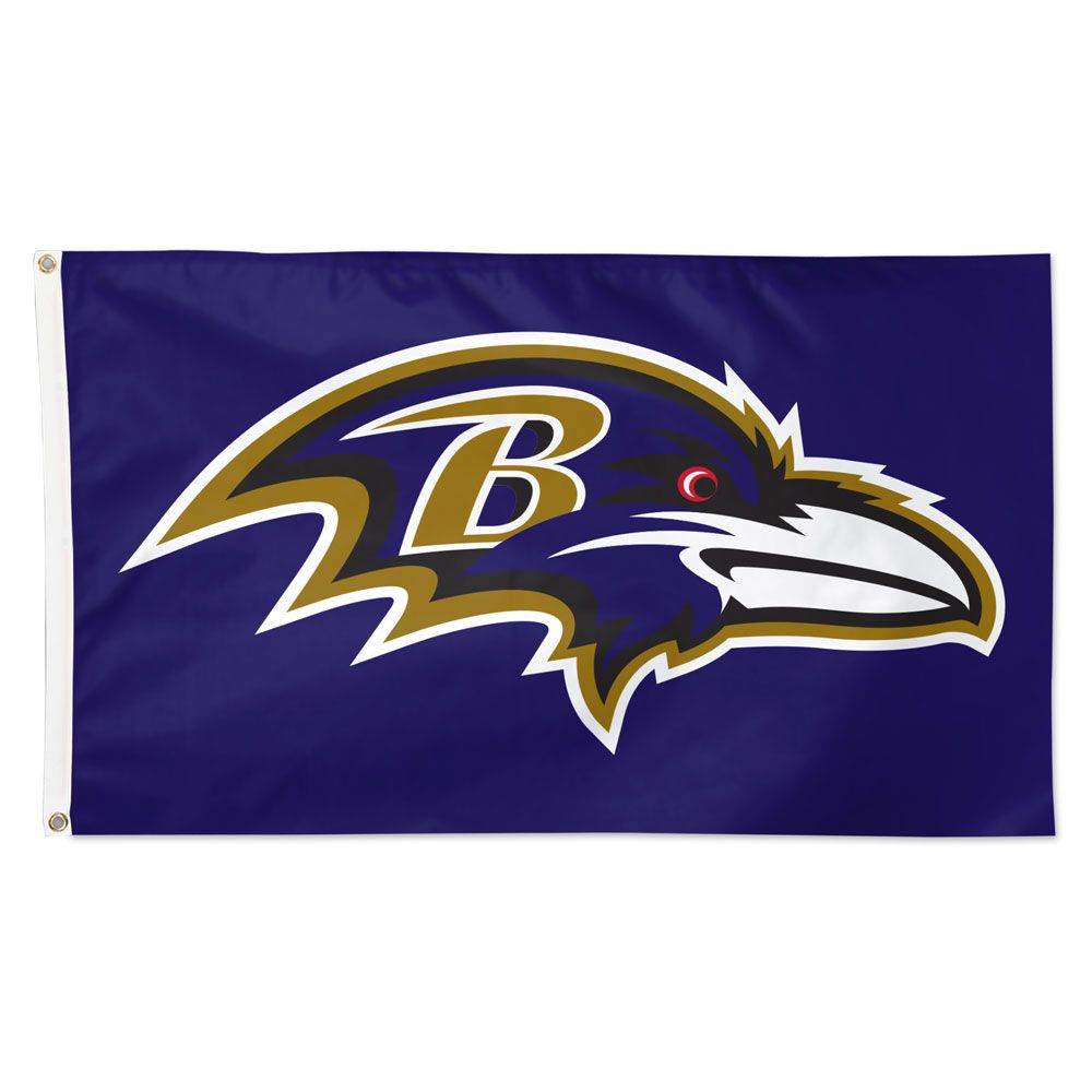 Baltimore Ravens Flag 3x5 By Wincraft Quad Stitched Ends - ToylandEU