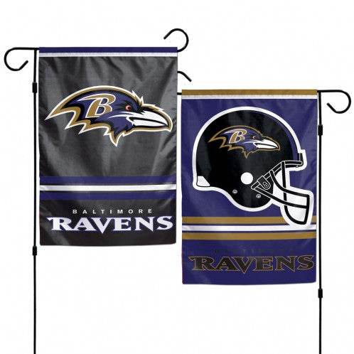 Baltimore Ravens Garden Flag 12x18 Two Sided Outdoor - ToylandEU
