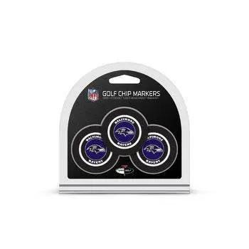  Baltimore Ravens Golf Chip With Marker Set Three Pack -  ToylandEU™