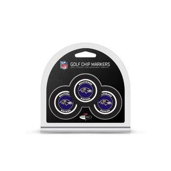 Baltimore Ravens Golf Chip With Marker Set Three Pack - ToylandEU