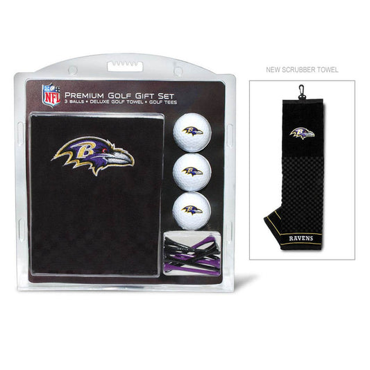 Baltimore Ravens Golf Gift Set With Embroidered Towel - ToylandEU