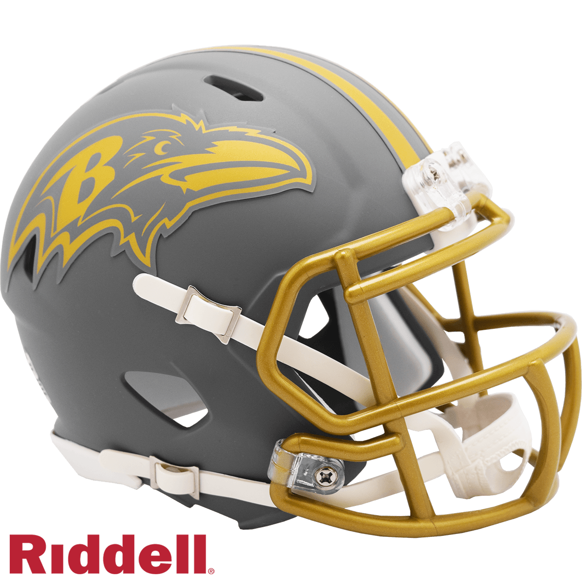 Baltimore Ravens Helmet Riddell Replica Mini Speed Slate - ToylandEU