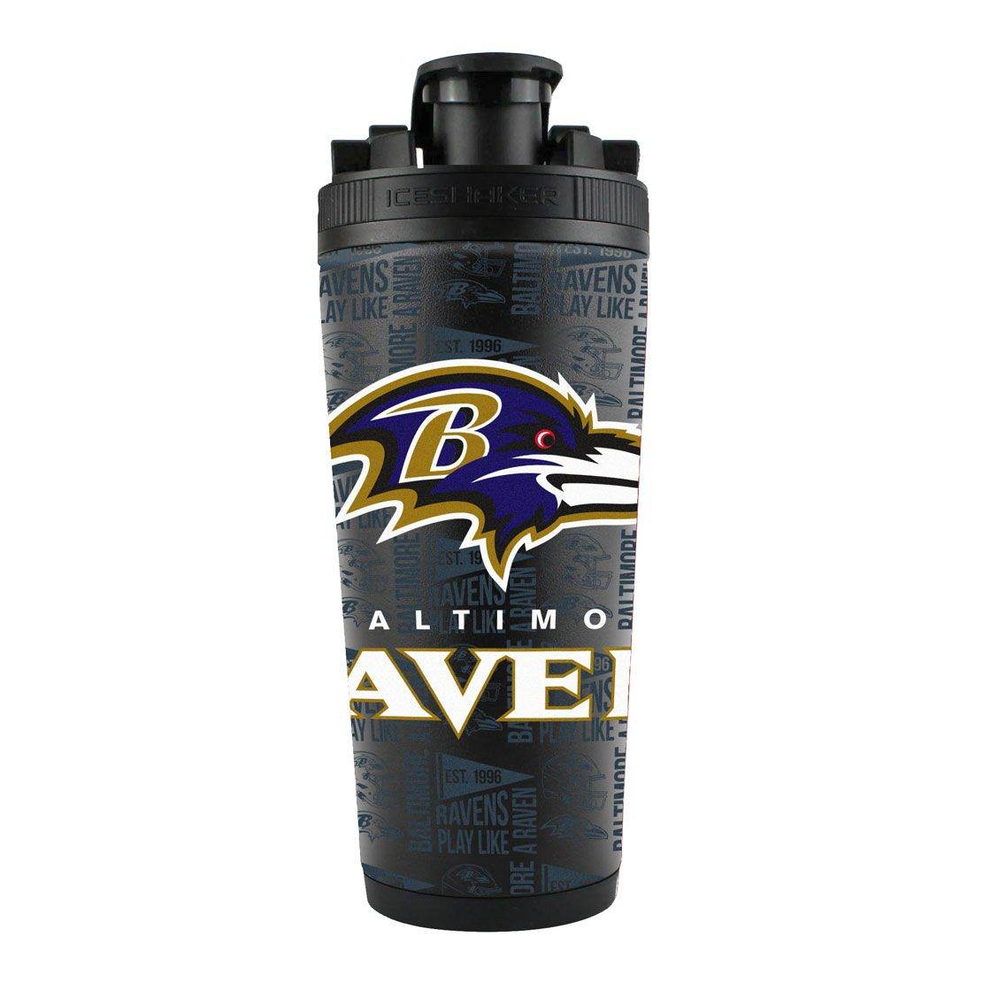 Baltimore Ravens Ice Shaker 26oz Stainless Steel Insulated - ToylandEU