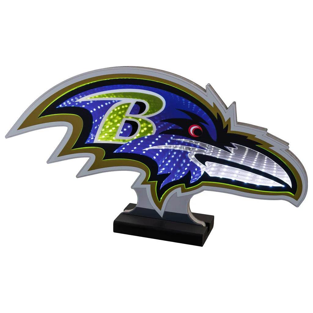 Baltimore Ravens LED Infinity Logo Light 3D Illumination - ToylandEU