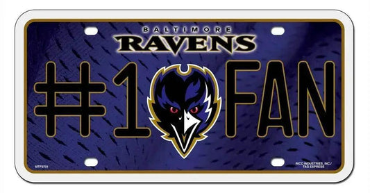  Baltimore Ravens License Plate #1 Fan -  ToylandEU™