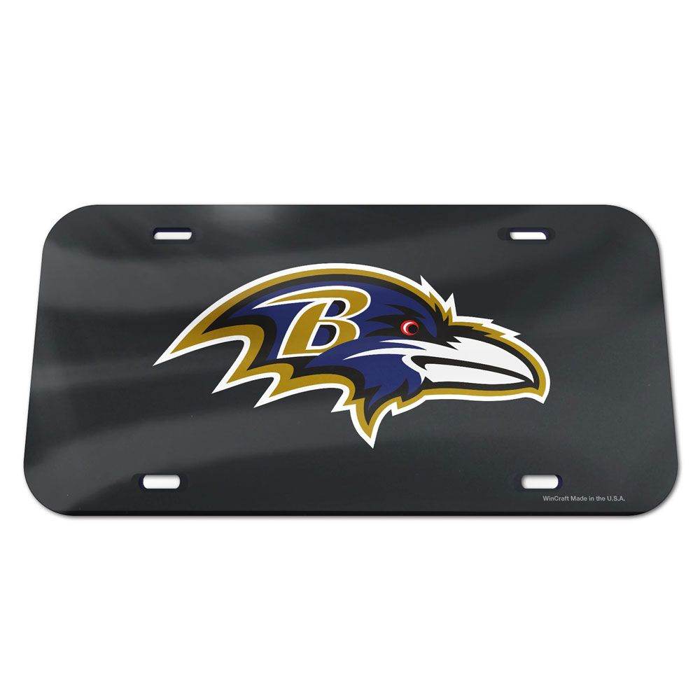 Baltimore Ravens License Plate Acrylic From Wincraft - ToylandEU