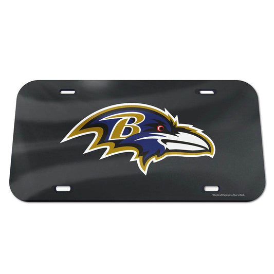 Baltimore Ravens License Plate Acrylic From Wincraft - ToylandEU
