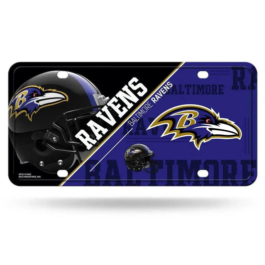  Baltimore Ravens License Plate Aluminum 6x12 Official -  ToylandEU™